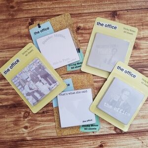 5 NBC The Office Sticky Notes Set Universal Michael Scott Dunder Mifflin